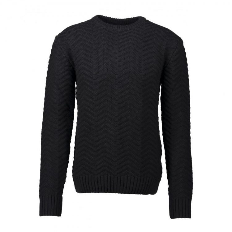 Knitted Sweater - Black